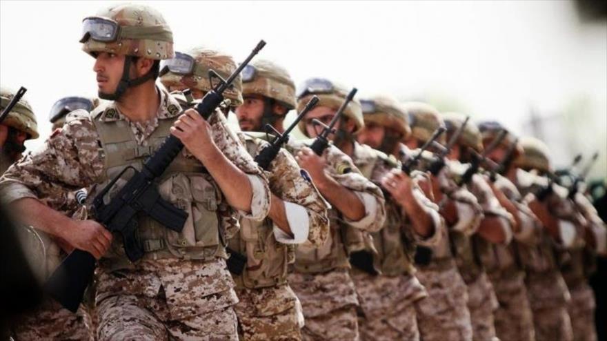Miembros de la Brigada Saberin de la Fuerza Terrestre del Cuerpo de Guardianes de Irán.