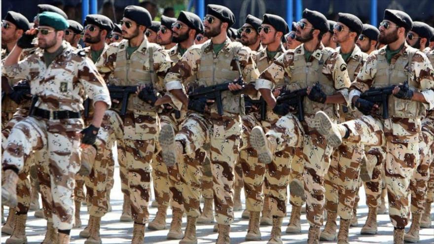Miembros de la Brigada Saberin de la Fuerza Terrestre del Cuerpo de Guardianes de Irán.