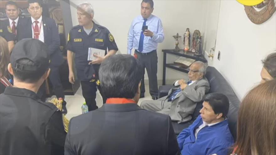 Castillo fue detenido y trasladado a la sede de la Prefectura
