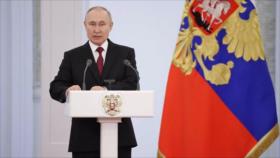 Putin: Kiev empezó ataques a infraestructuras y Occidente guarda silencio