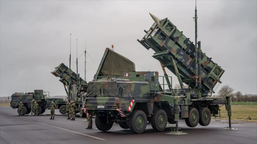 Sistemas de misiles Patriot en el aeropuerto militar de Schwesing, Alemania. (Foto: Getty Images)