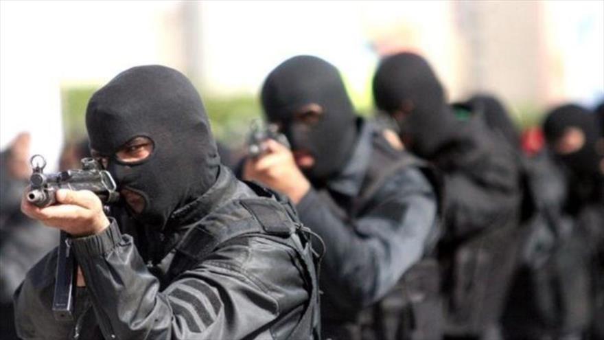 Fuerzas de seguridad iraníes en una maniobra.