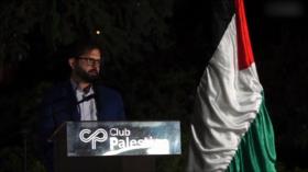 Boric anuncia planes para abrir una embajada en Palestina