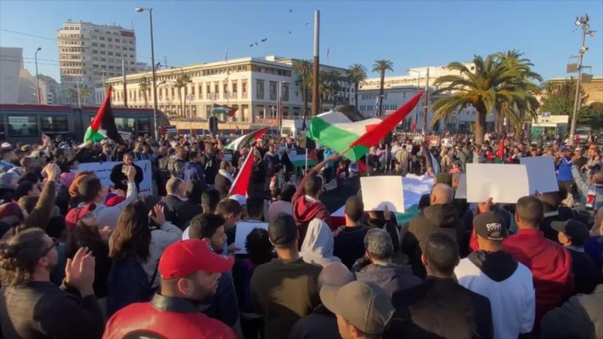 Protestas antisraelíes en Marruecos: ¡normalizar lazos es traición! 