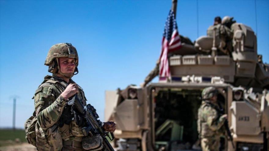 Fuerzas de EE.UU. durante en la provincia de Al-Hasaka, Siria, 20 de abril de 2022. (Foto: AFP)