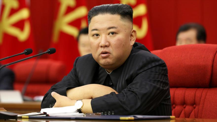 El líder norcoreano, Kim Jong-un, en una sesión del Comité Central del Partido de los Trabajadores, Pyongyang. (Foto: KCNA)