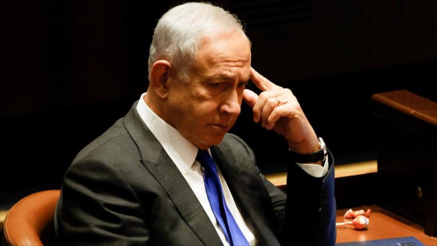 El primer ministro israelí, Benjamín Netanyahu, ofrece un discurso en el parlamento israelí, 29 de diciembre de 2022. (Foto: Reuters)