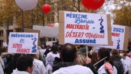 ¡Ni el Año Nuevo frena la huelga de médicos en Francia!