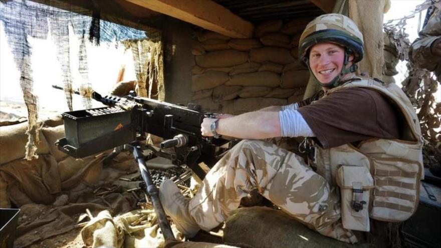 El príncipe Harry durante el tiempo que sirvió como militar en Afganistán.