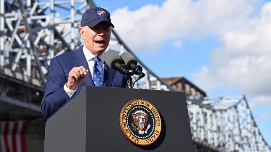 El presidente de EEUU., Joe Biden, ofrece un discurso en Kentucky, 4 de enero de 2023. (Foto: AFP)