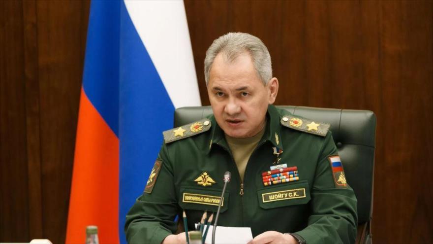 Ministro de Defensa de Rusia, Serguei Shoigú.