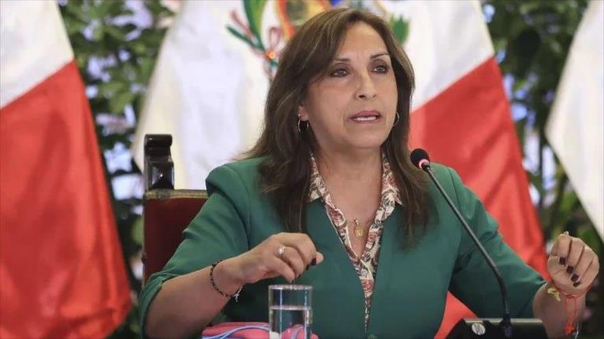 La presidenta peruana, Dina Boluarte.