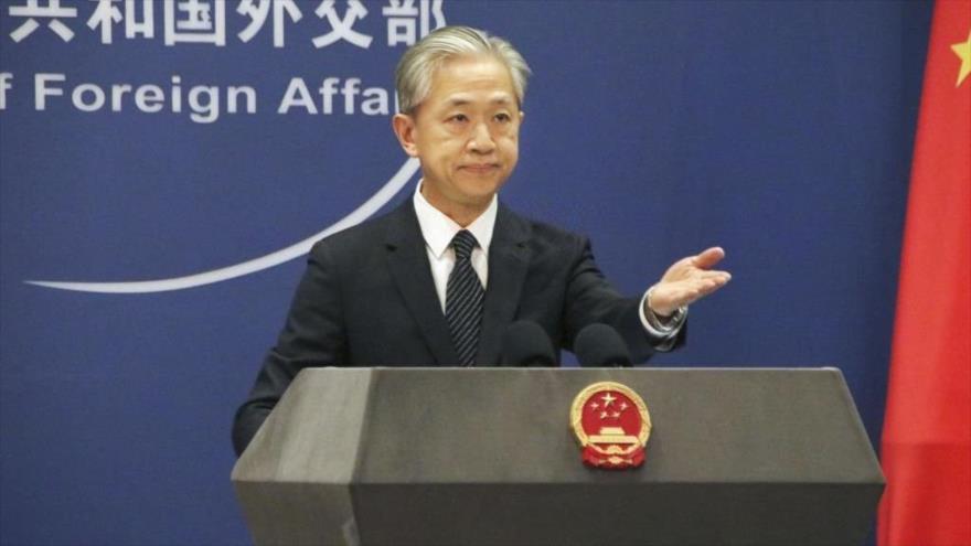 El portavoz de la Cancillería china, Wang Wenbin, 12 de enero de 2023. (Foto: Getty Images)