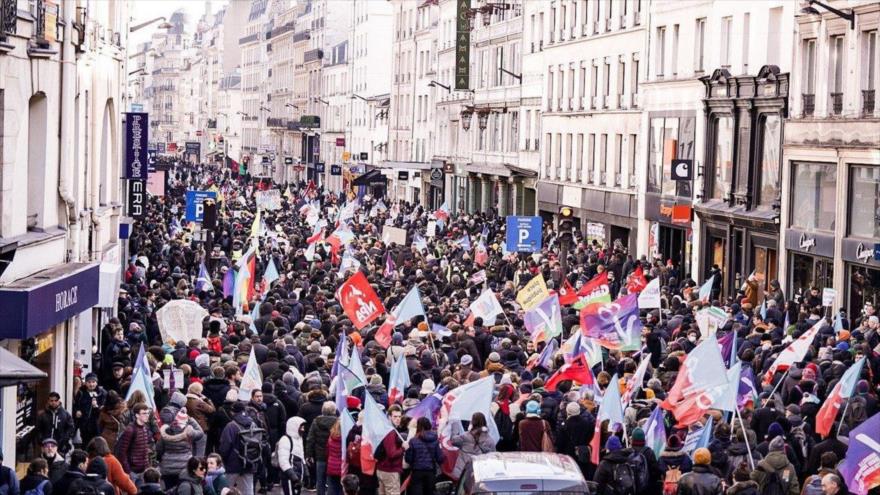 París, escenario de 2.ª gran protesta contra el proyecto de Macron