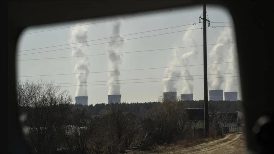 La central nuclear de Rovno en el noroeste de Ucrania