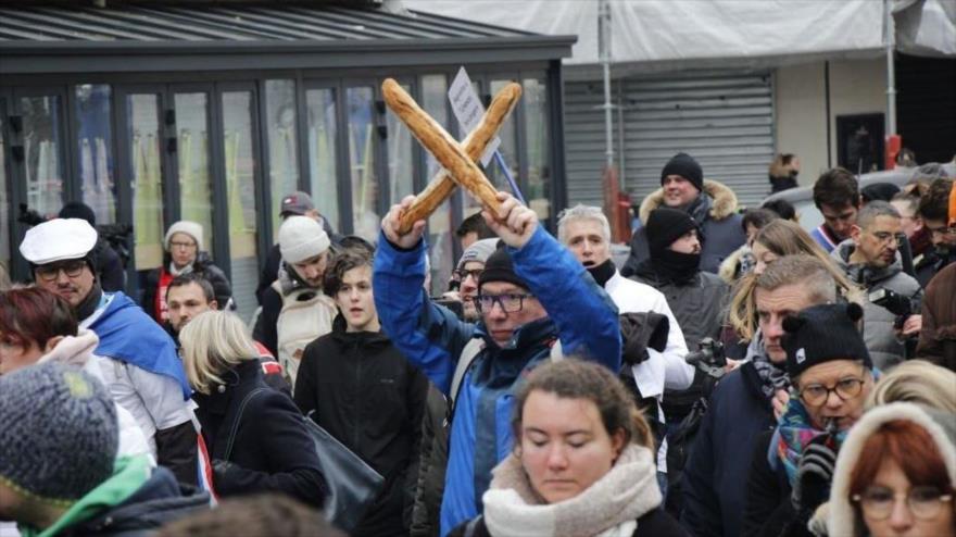 Panaderos franceses protestan por aumento de precios de energía