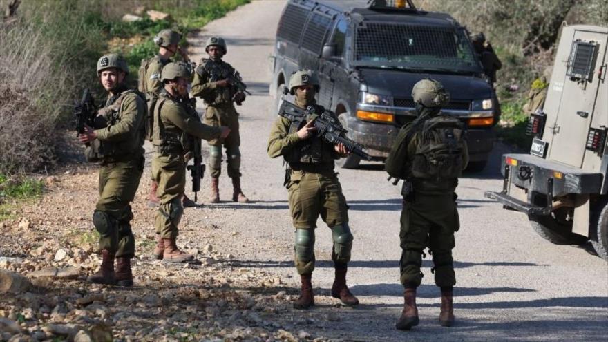 Fuerzas israelíes en la ocupada Cisjordania, 21 de enero de 2023. (Foto: AFP)