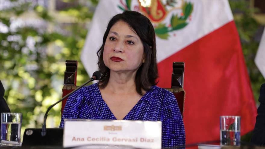 La canciller de Perú, Ana Cecilia Gervasi.