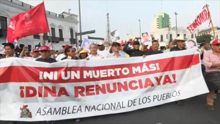 Lima sacudida por marchas de indígenas: ¡Dina renuncia ya!