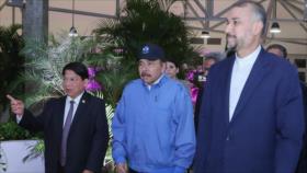 Presidente de Nicaragua recibe al “hermano” canciller de Irán