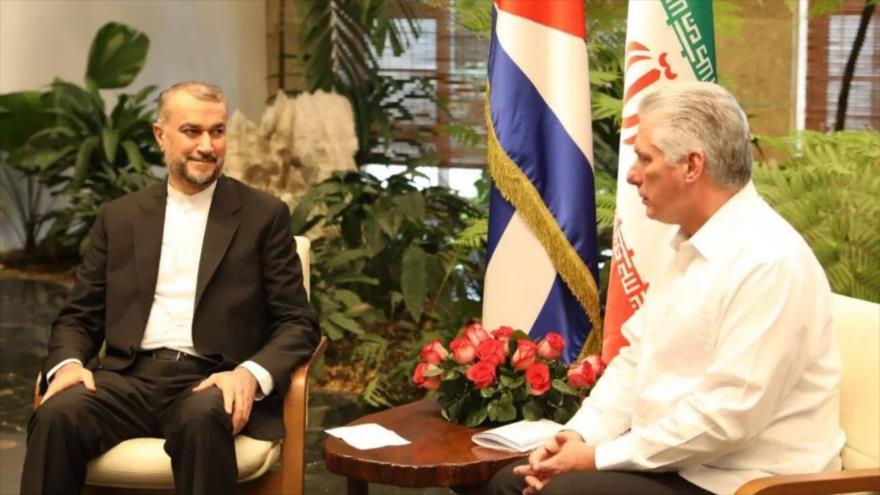 Canciller iraní se reúne con el presidente cubano en La Habana