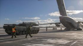 Vídeo: Canadá entrega a Ucrania el primer tanque Leopard 2