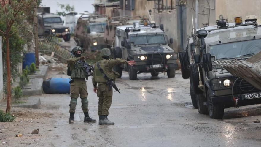 Fuerzas israelíes durante una operación en la ocupada Cisjordania, 4 de febrero de 2023. (Foto: Getty Images)