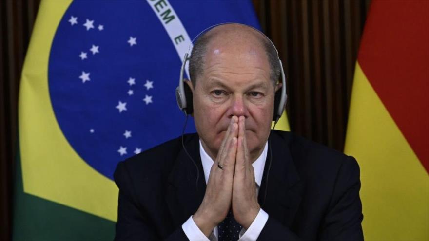 El canciller alemán, Olaf Scholz, en el Palacio Planalto en Brasilia, Brasil, 30 de enero de enero de 2023. (Foto: Getty Images)