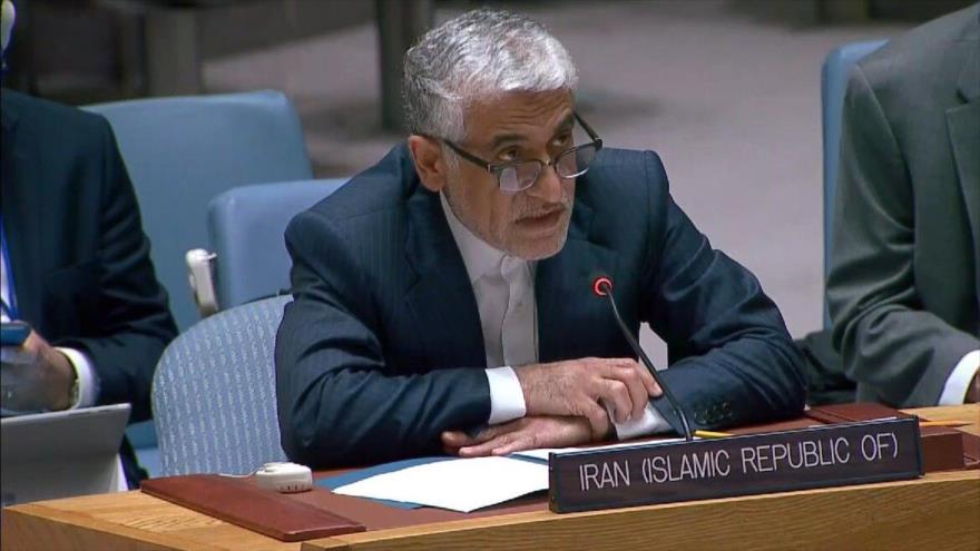 El representante permanente de Irán ante las Naciones Unidas, Amir Said Iravani.