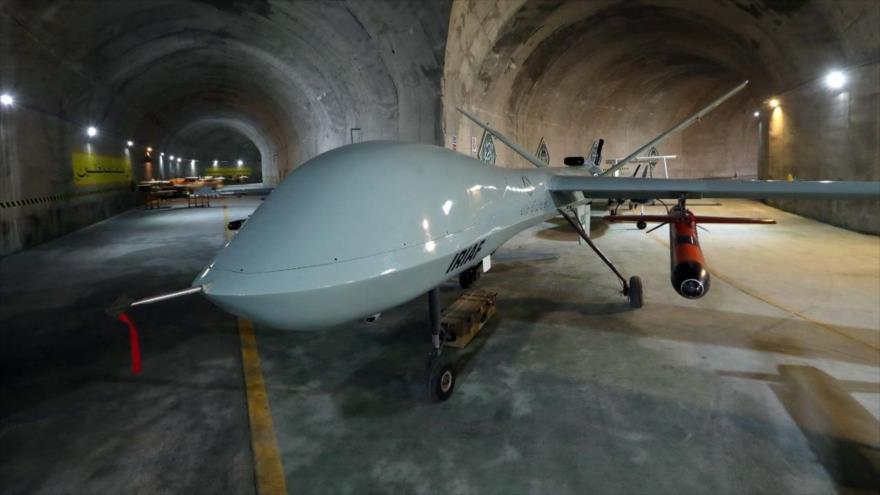 Una base subterránea secreta de drones del Ejército de la República Islámica de Irán.