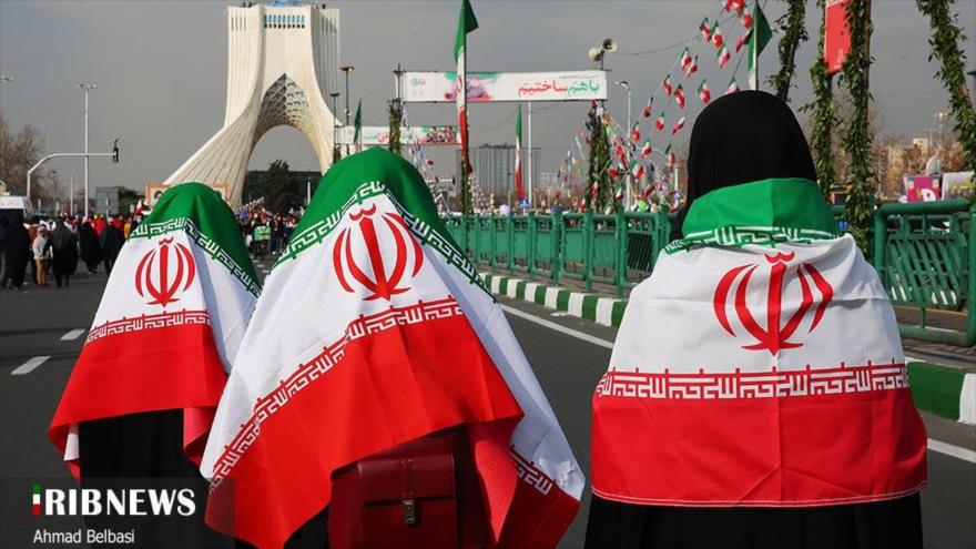 Iraníes celebran 44.º aniversario de Revolución Islámica