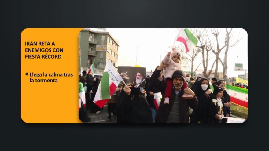 Irán reta a enemigos con fiesta récord | PoliMedios