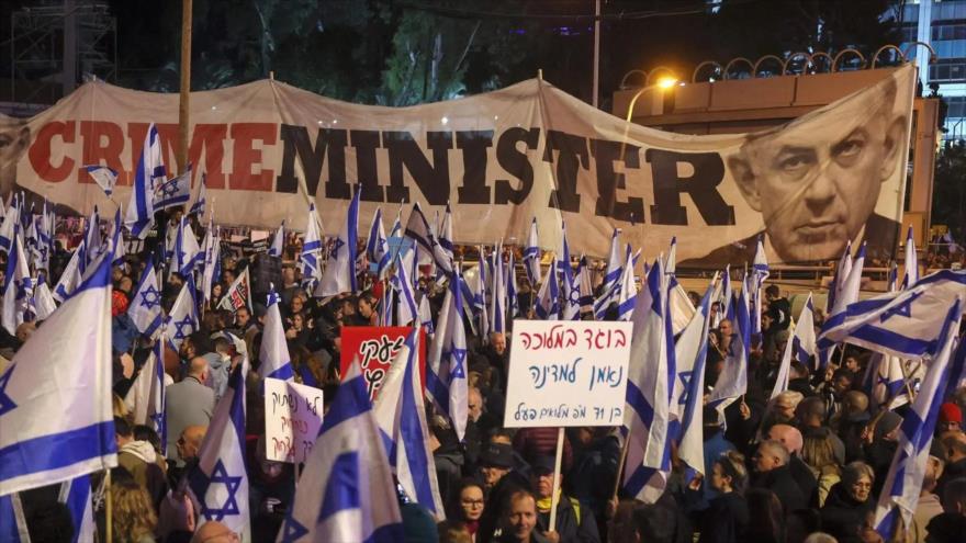 100 000 israelíes protestan en Al-Quds contra plan judicial de Netanyahu