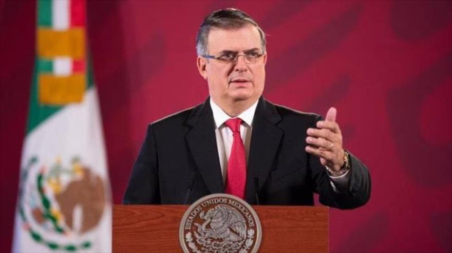 El ministro mexicano de Asuntos Exteriores, Marcelo Ebrard. 