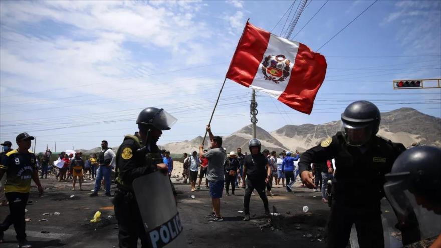 Protestas en Perú contra el gobierno de Dina Boluarte