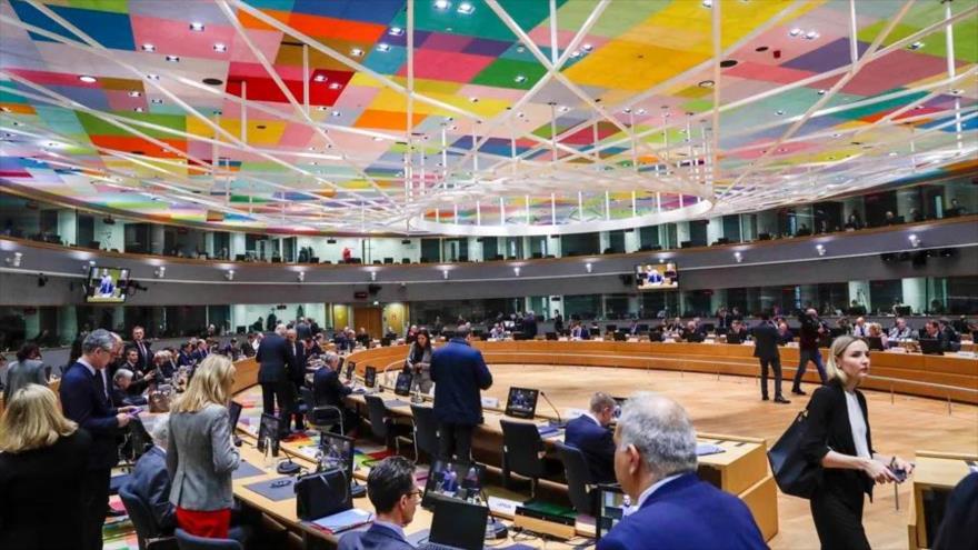 Vista general del Consejo de ministros de Asuntos Exteriores europeos, Bruselas, 20 de febrero de 2023. (Foto: EFE)
