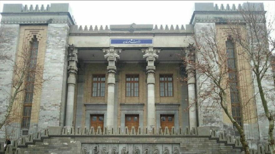 Edificio de la Cancillería de Irán en Teherán, la capital.