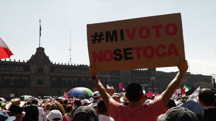Protestan contra reformas al sistema electoral en México | HISPANTV