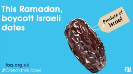 Llaman a boicotear dátiles israelíes en Europa durante Ramadán