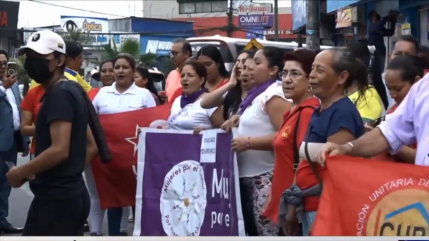 “Fuera, Lasso”, ecuatorianos protestan en medio de crisis política 