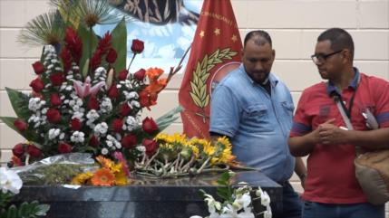 Multitudinario homenaje a Hugo Chávez, 10 años después