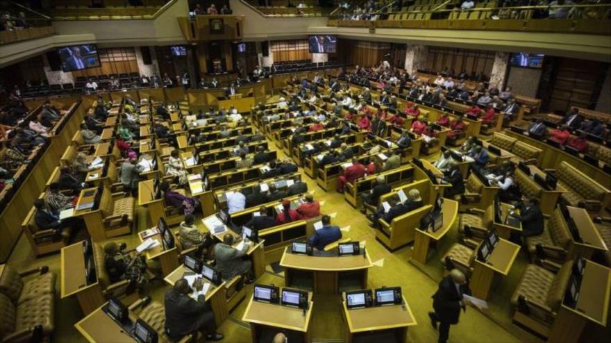 Una sesión del Parlamento de Sudáfrica.