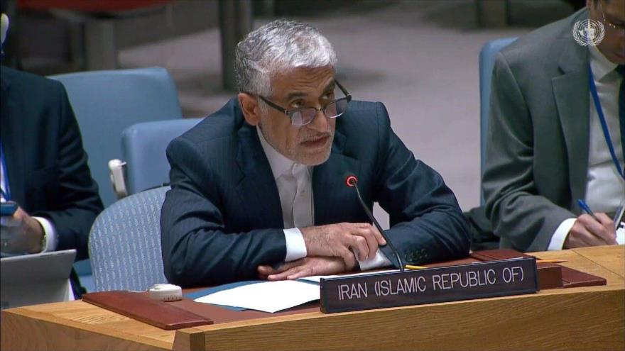 El representante permanente de Irán ante la ONU, Amir Said Iravani.