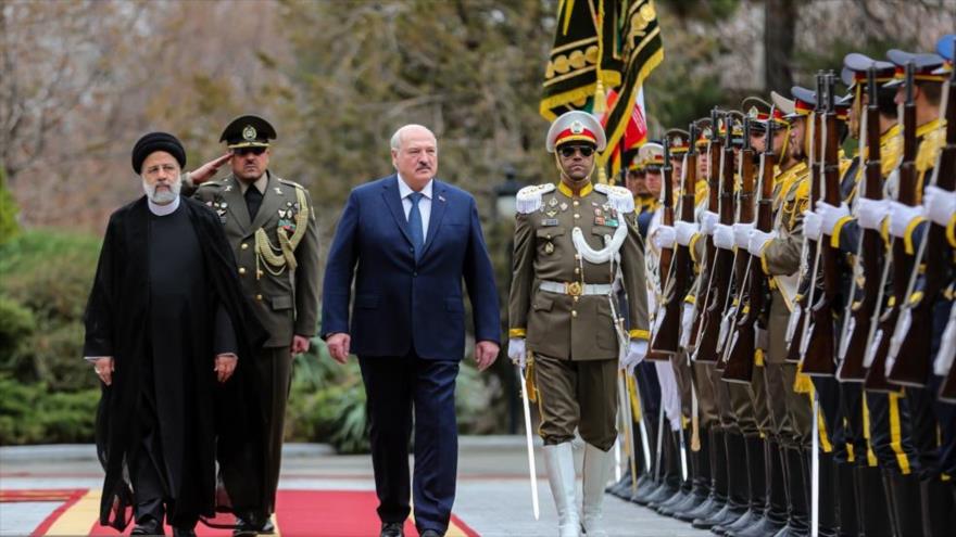 Presidente de Irán recibe a su homólogo de Bielorrusia en Teherán