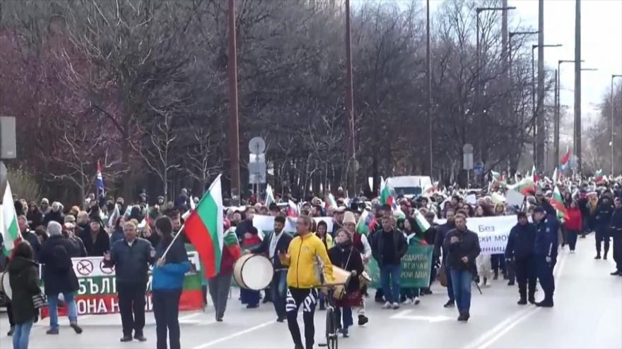 Protestan en Bulgaria en contra de OTAN y suministro de armas a Ucrania – Noticiero 19:30