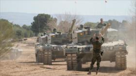 España prepara a militares ucranianos para operar tanques Leopard