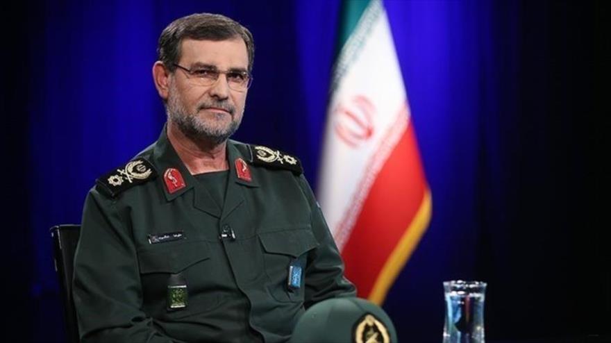 El comandante de la Fuerza Naval del Cuerpo de Guardianes de la Revolución Islámica (CGRI) de Irán, el contralmirante Alireza Tangsiri.