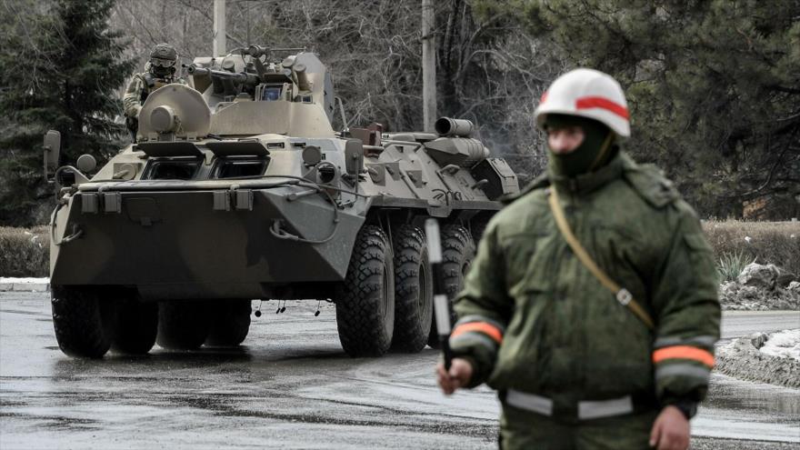 Fuerzas armadas rusas en Ucrania.