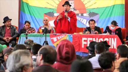 Indígenas de Ecuador apoyan juicio político contra Guillermo Lasso