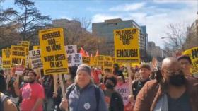 Protestan contra belicismo de EEUU: No a las guerras interminables